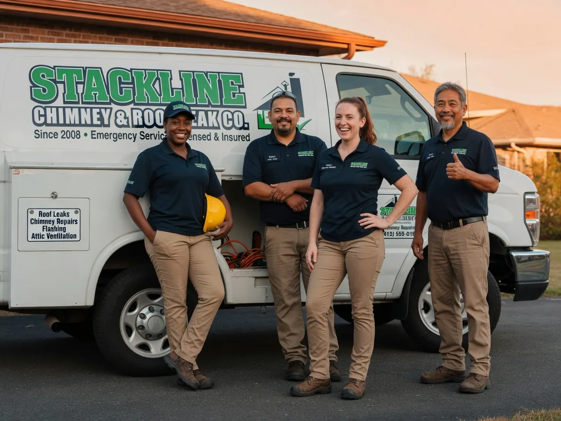 Chimney flashing repair company in Longville, LA